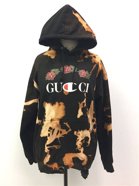 gucci multi color hoodie|Gucci distressed hoodie.